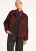 Sessùn valley nevado short wool coat espresso